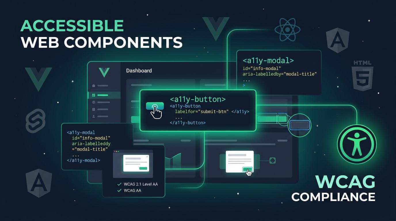 Accessible Web Components: Introducing A11Y UI Elements for Framework-Agnostic WCAG Compliance