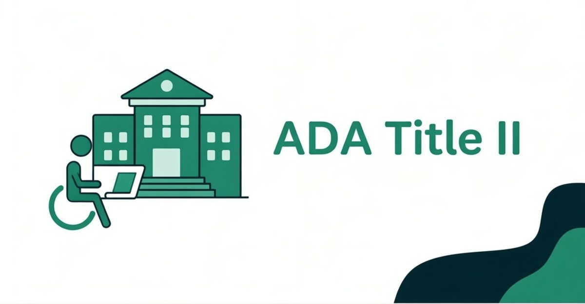 ADA Title II Web Accessibility: What Small Municipalities Must Do Before April 2027